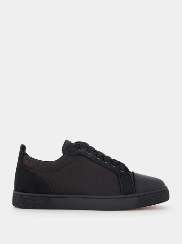 Shoes for full-body fitness routines-Louis Junior Suede and Leather-Trimmed Sneakers