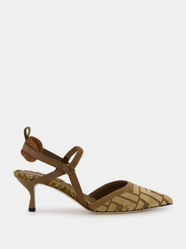 Brown Colibrì Lite Slingbacks