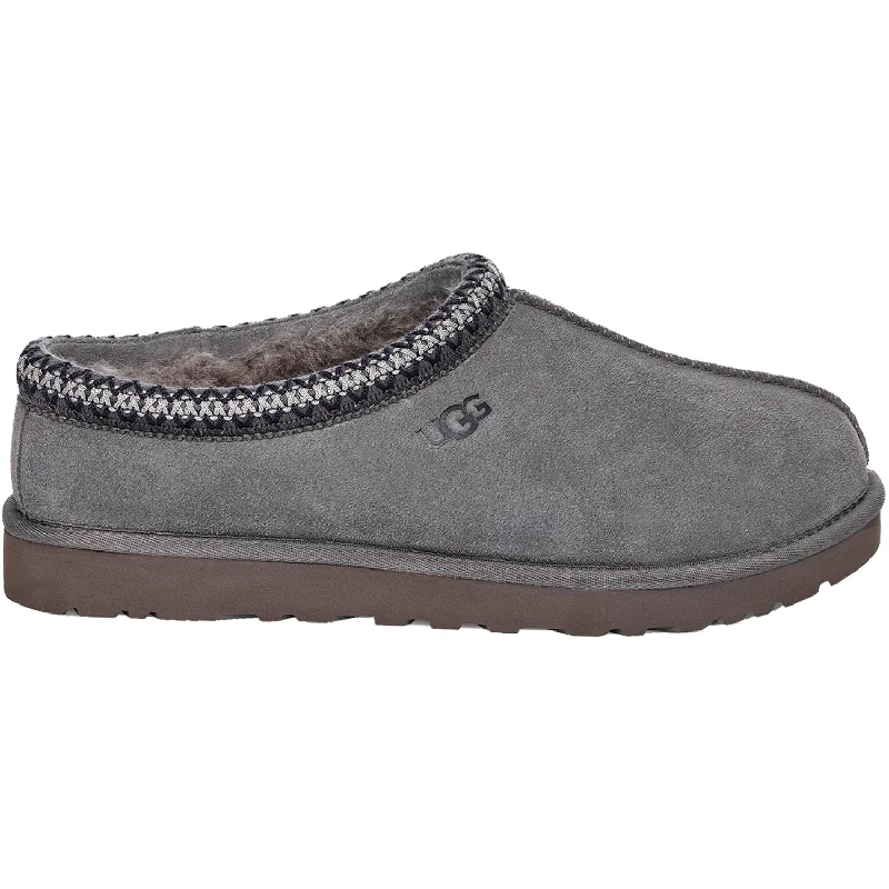 Slippers head rests-Men's UGG Tasman Dark Grey Suede