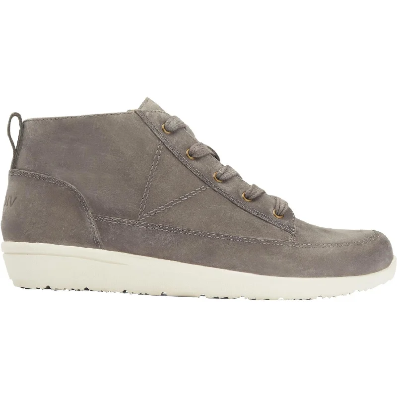 stylish casual shoes for fashion-conscious men-Women's Vionic Shawna Slate Grey Nubuck