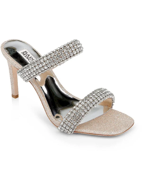 Sandals flash sales-Sade Womens Glitter Slip On Heels