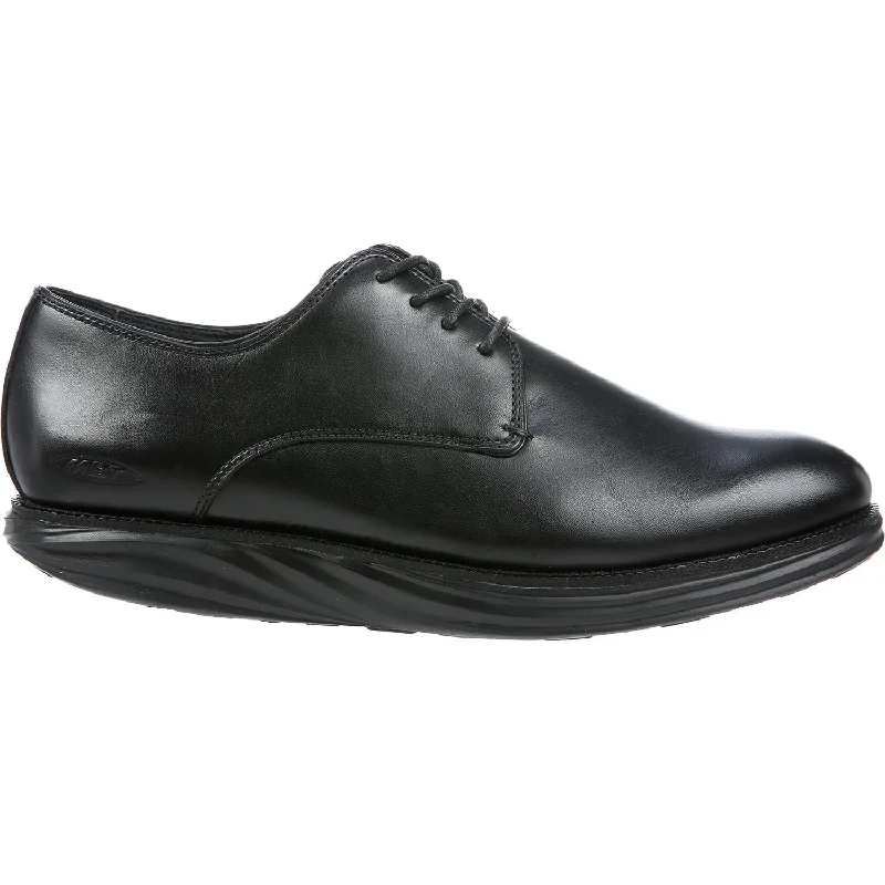 Fashion & Dress Shoes with glittery surface-Men's MBT Boston Black Leather