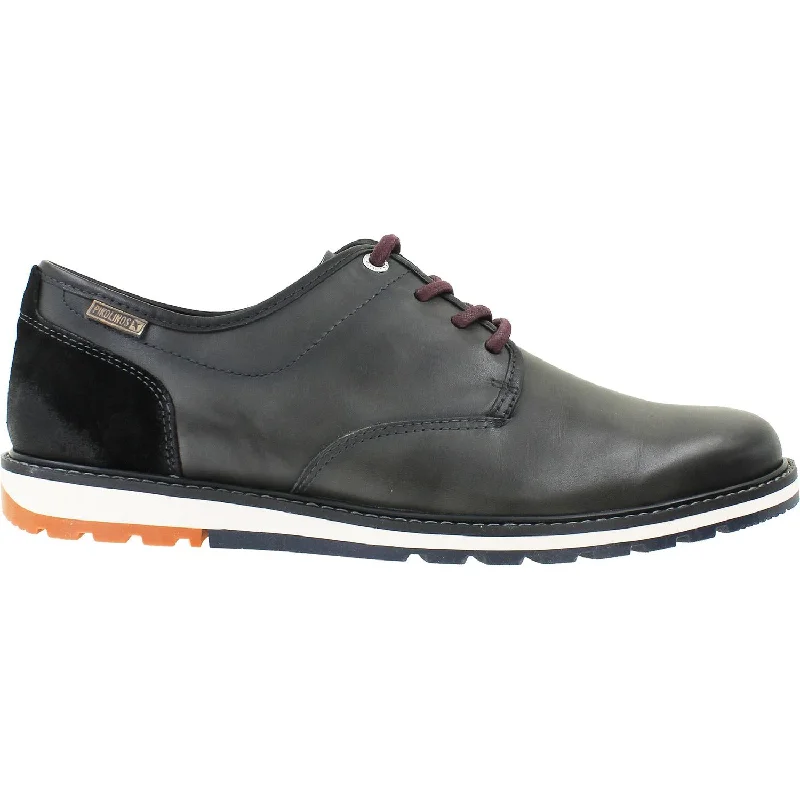 trendy casual shoes for cool weather-Men's Pikolinos Berna M8J-4236 Lead Leather