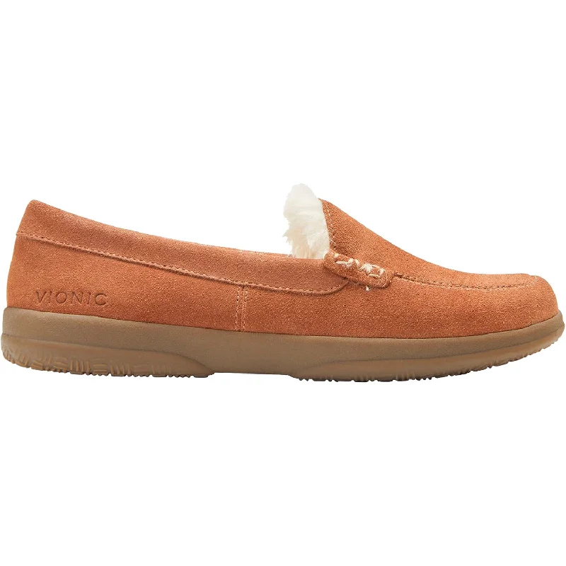 Slippers dawn stirs-Women's Vionic Lynez Slippers Toffee Suede