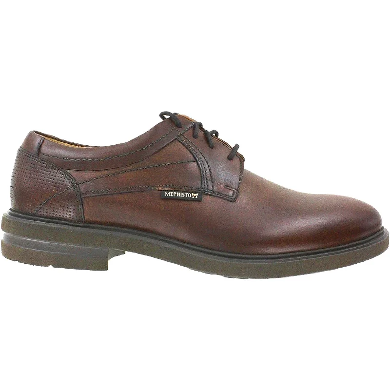 Fashion & Dress Shoes with metallic finish-Men's Mephisto Olivio Hazelnut Leather