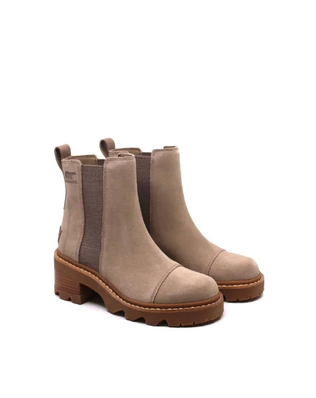 Brown boots for men winter-Joan Now Chelsea Boot In Omega Taupe/gum