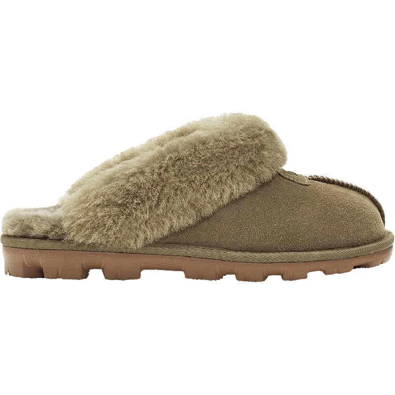 Slippers pulse slows-Women's UGG Coquette Burnt Olive Sheepskin