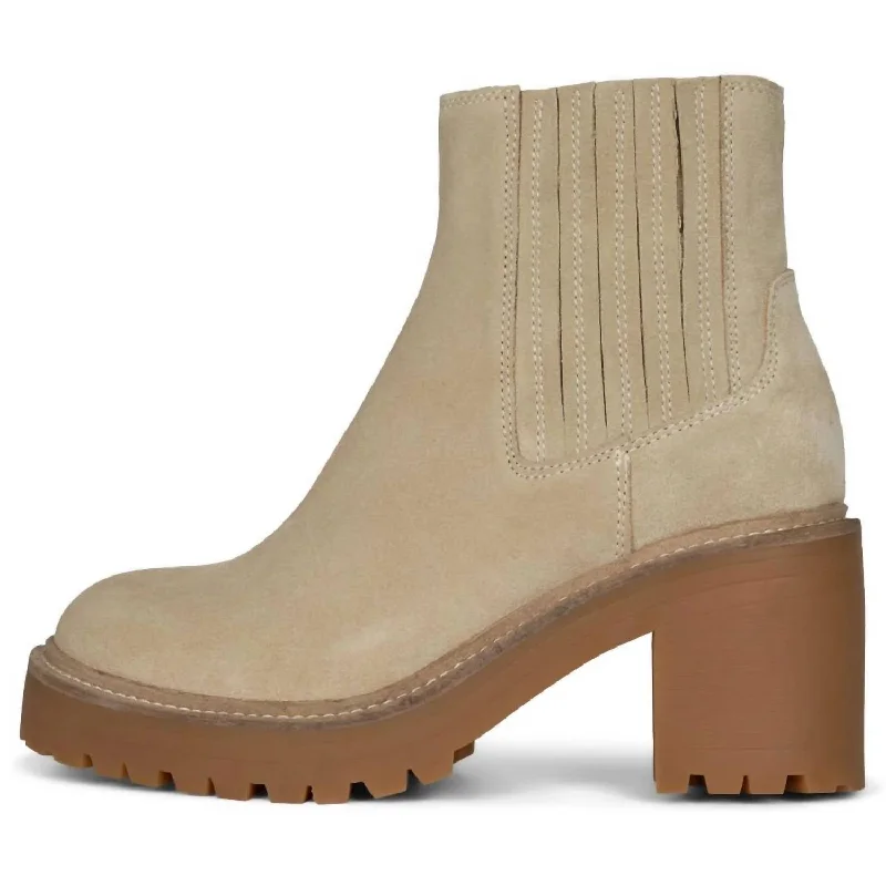 Stylish designer boots for snow-Tuckee Boot In Sand