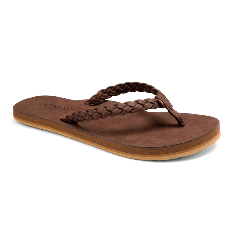 Sandals hidden gems-Cobian Bethany Braided Pacifica Women's Sandals - Chocolate