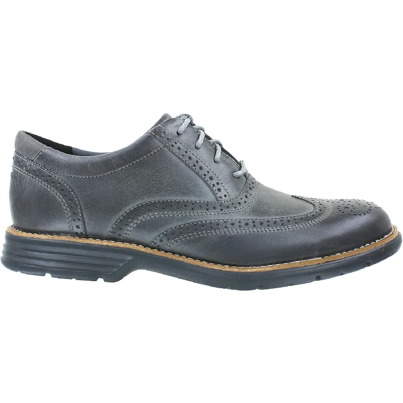 Fashion & Dress Shoes for statement pieces-Men's Rockport Total Motion Fusion Wing Tip Griffin Leather