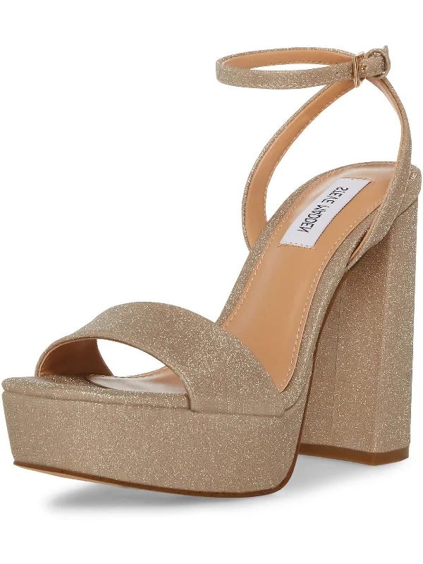 Sandals ATM locations-Lessa Womens Open Toe Heel Sandals