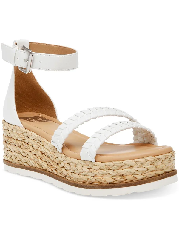 Sandals pirate tours-BANNON Womens Wedge Ankle Strap Espadrille Heels