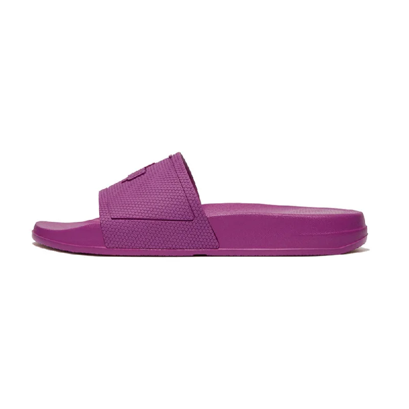 Sandals dry cleaning-FitFlop Iqushion House Slide Sandals - Miami Violet