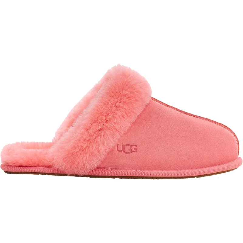 Slippers road calls-Women's UGG Scuffette II Pink Blossom Suede