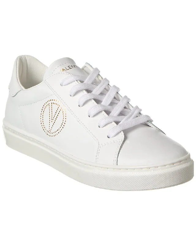 Athletic Shoes for soccer-Valentino by Mario Valentino Petra Leather Sneaker