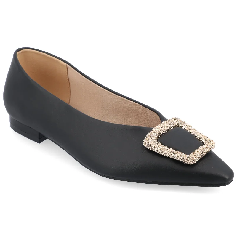 Flats for party wear-Journee Collection Women's Tru Comfort Foam Elowen Flats