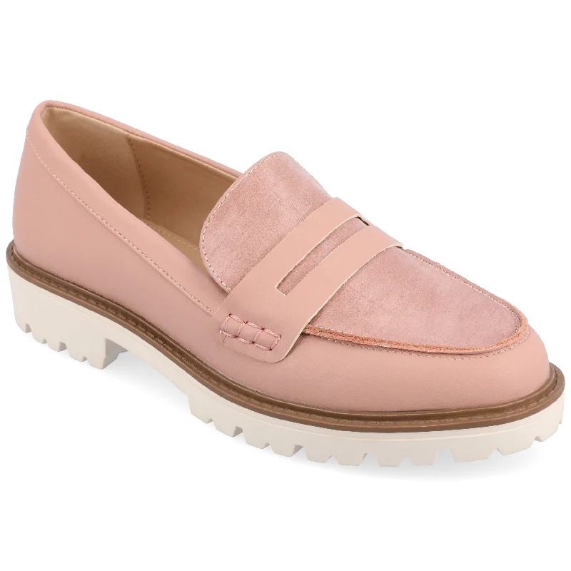 Flats shoes with intricate stitching-Journee Collection Women's Tru Comfort Foam Kenly Flat