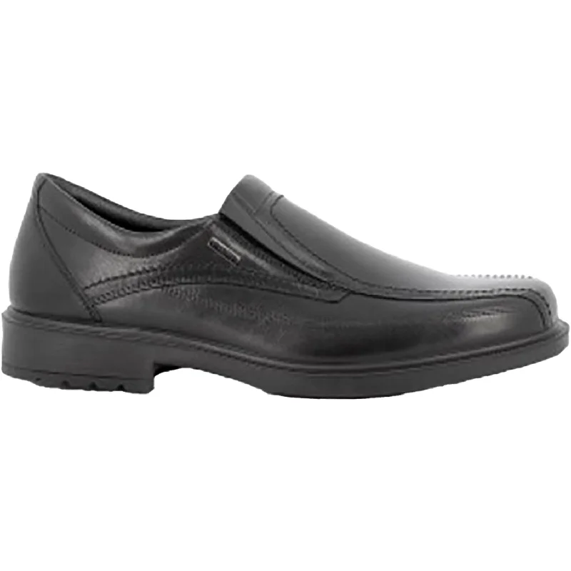 Fashion & Dress Shoes for outdoor event-Men's IMAC Gino IMACTEX Black Leather