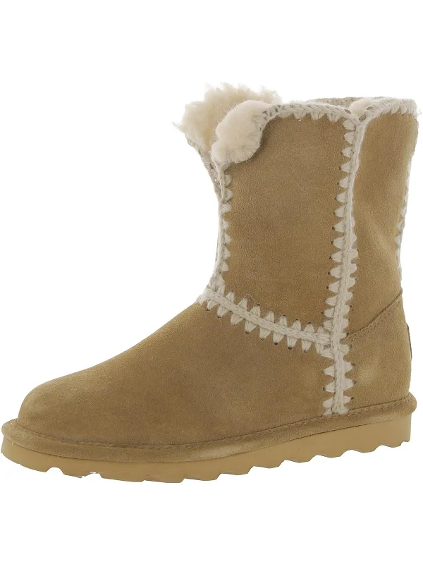 Waterproof ankle boots-Penelope Womens SheepSKin Cold Weather Shearling Boots