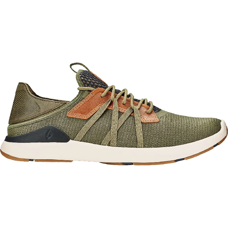 trendy casual shoes for cool weather-Men's OluKai Mio Li Hunter/Lava Rock Mesh