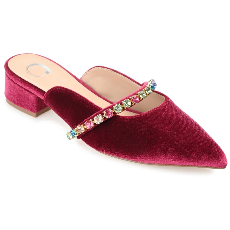 Flats shoes for casual Fridays-Journee Collection Women's Jewel Flat