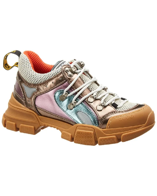 Shoes for all-level athletic training-Gucci Flashtrek Leather Sneaker