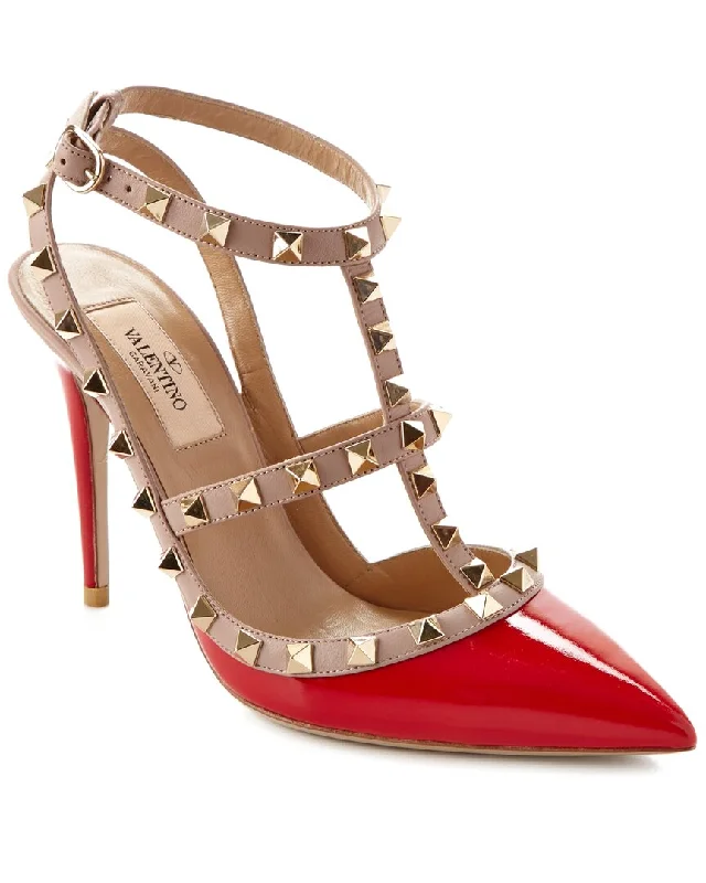 Valentino Rockstud Caged 100 Patent Pump