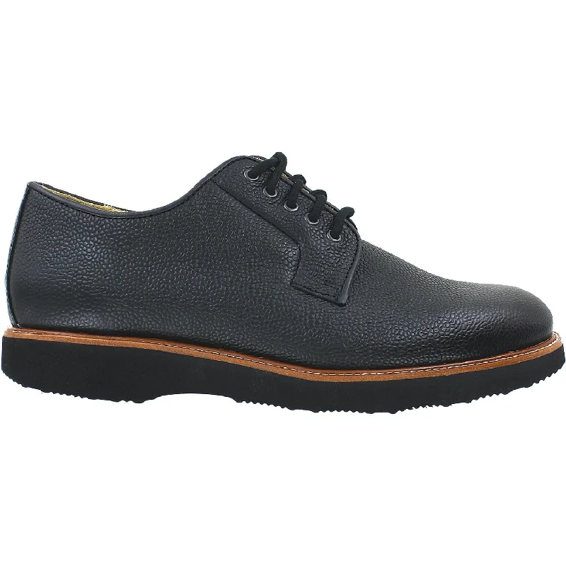 Fashion & Dress Shoes with high fashion flair-Men's Samuel Hubbard Highlander Black Pebble Grain Leather