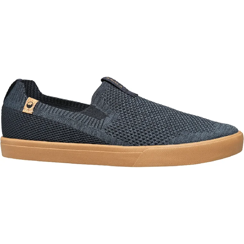 slip-on casual shoes for ultimate comfort-Men's Saola Virunga Navy Knit Fabric