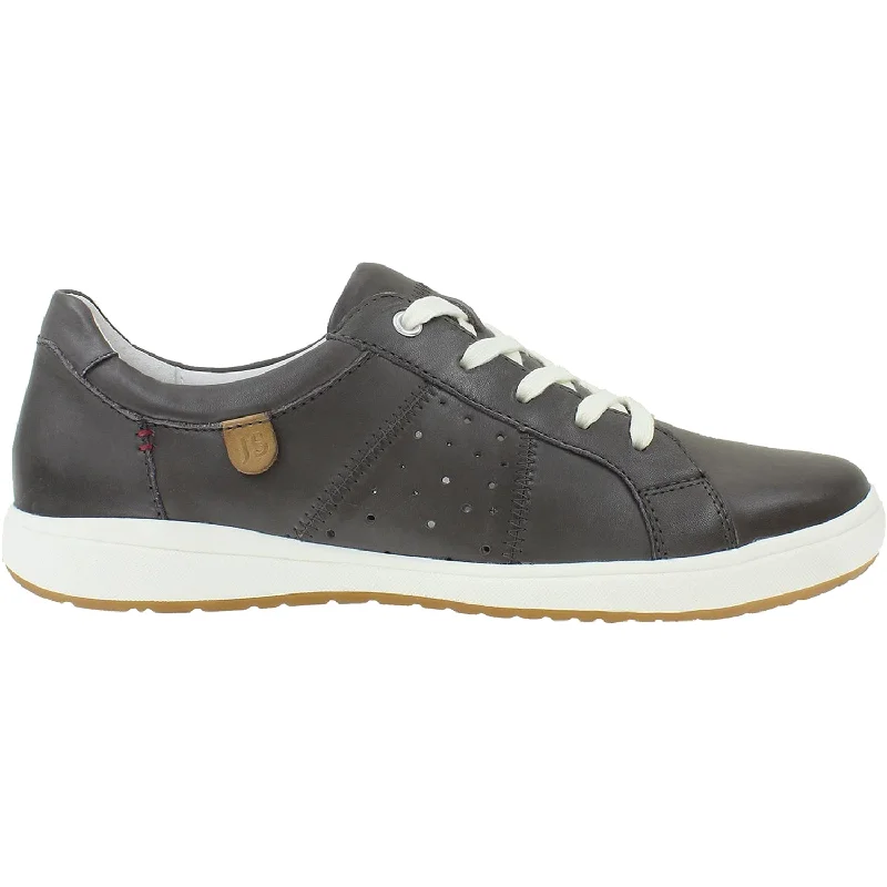 casual shoes for outdoor sporting activities-Women's Josef Seibel Caren 01 Grigio Leather