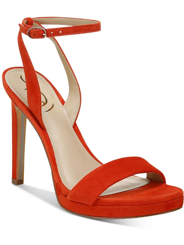 bright poppy suede