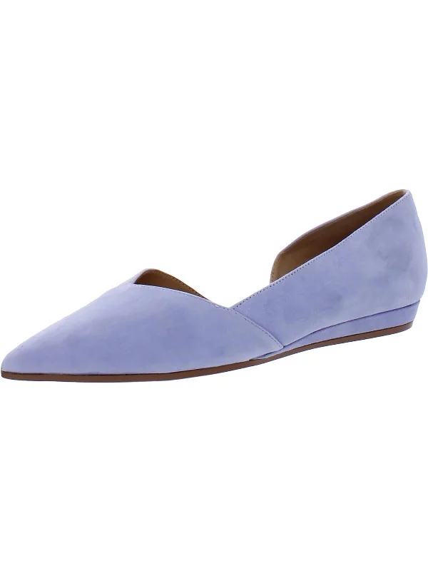 Flats shoes with cushioned footbed-Kristin Womens Pointed Toe D'Orsay