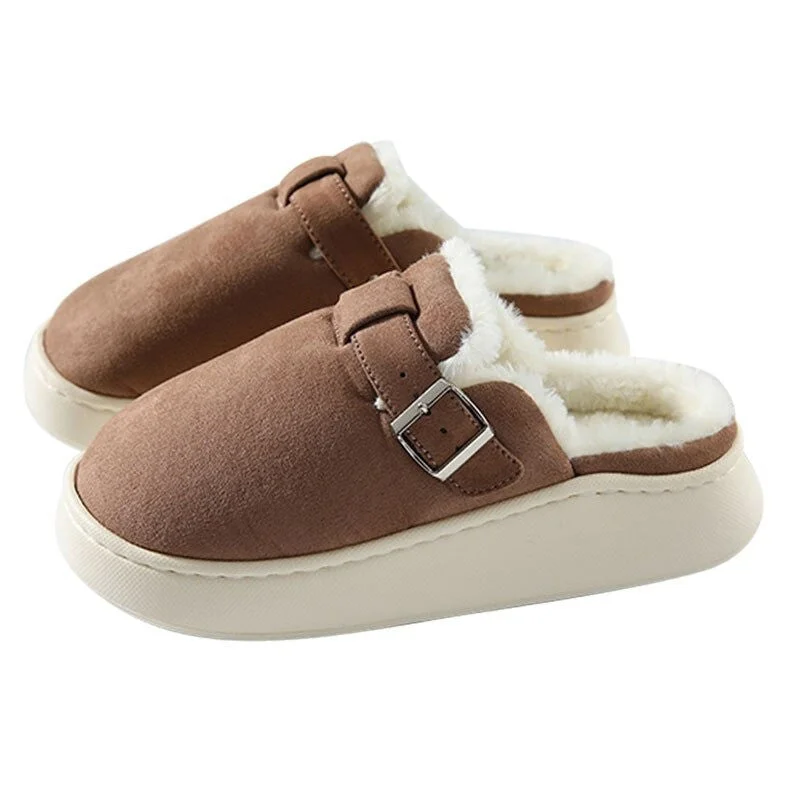 Slippers bread warms-Groovywish House Slippers For Women - Fluffy Slippers