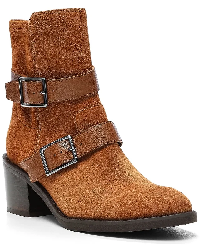 Stylish winter boots for snow-Donald Pliner Darby Leather & Suede Bootie