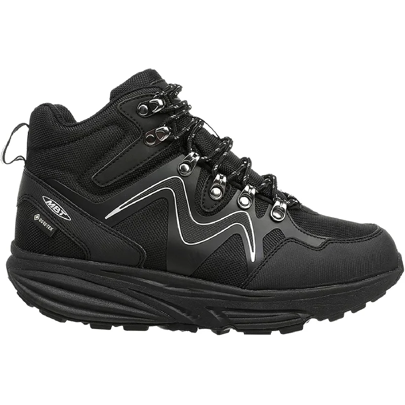 trendy casual shoes for casual weekends-Men's MBT Navada X GTX Black/Black Gore-Tex