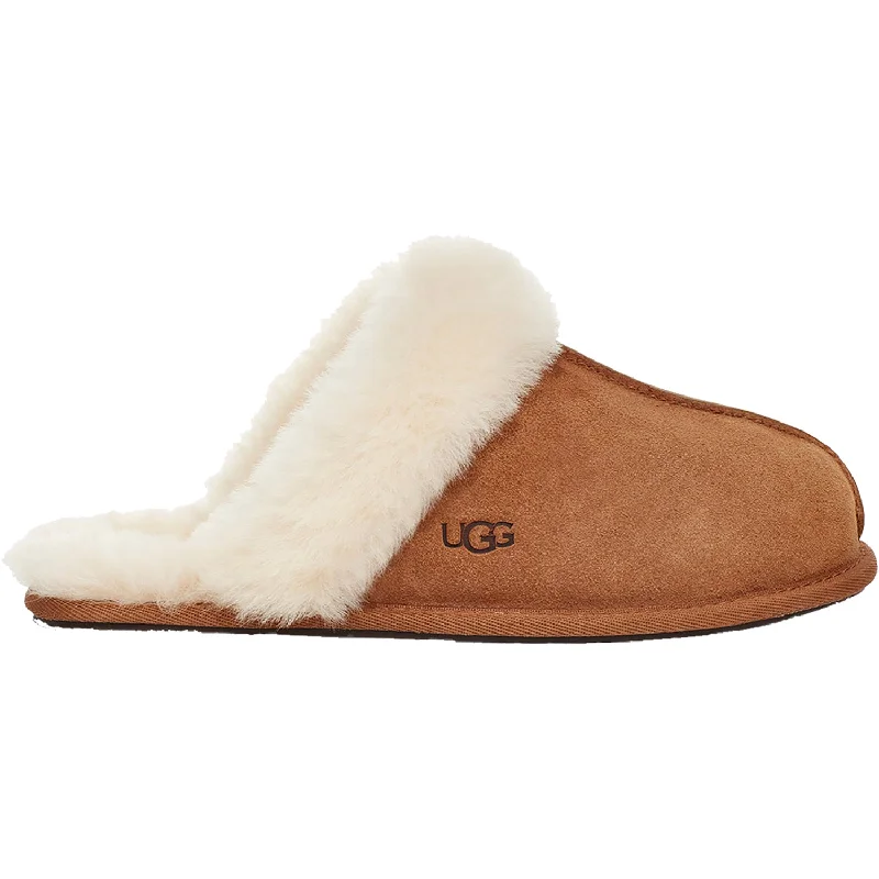 Slippers screen blinks-Women's UGG Scuffette II Chestnut Suede