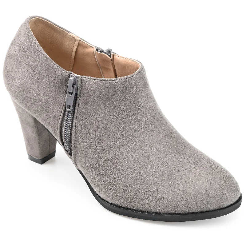 Comfortable flat boots for women-Journee Collection Women's Comfort Sanzi Bootie