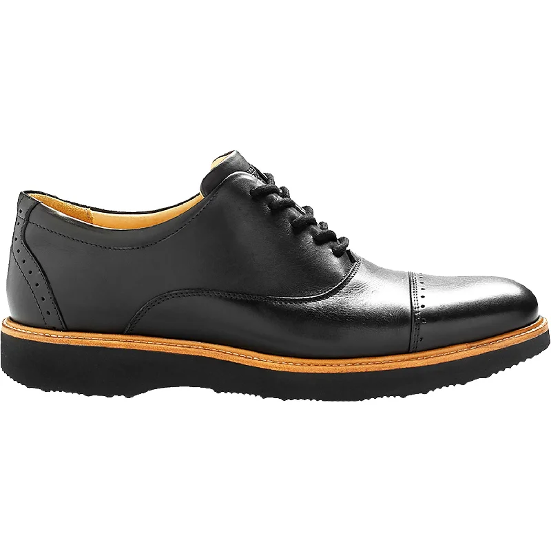 Fashion & Dress Shoes for classic charm-Men's Samuel Hubbard Market Cap Black Leather