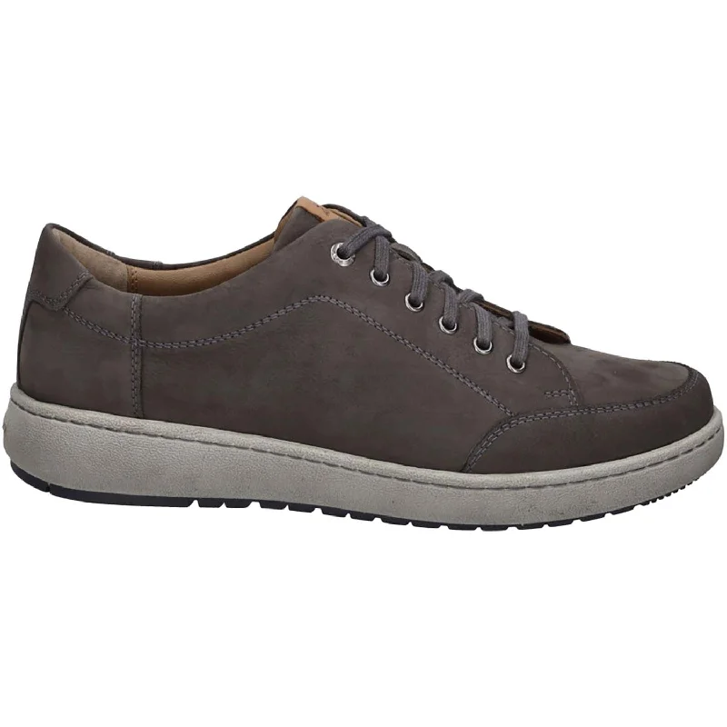 casual shoes for young adults-Men's Josef Seibel David 03 Granite Kombi Nubuck