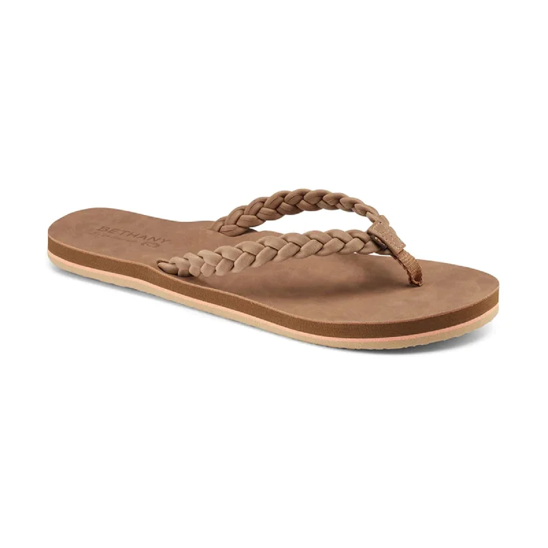 Sandals custom packages-Cobian Bethany Braided Pacifica Women's Sandals - Tan