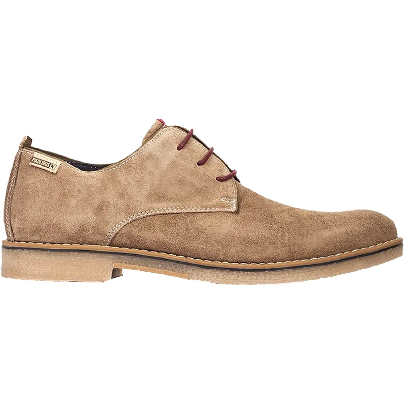 trendy shoes with stylish designs for casual wear-Men's Pikolinos Irun M0E-4244SO Taupe Leather