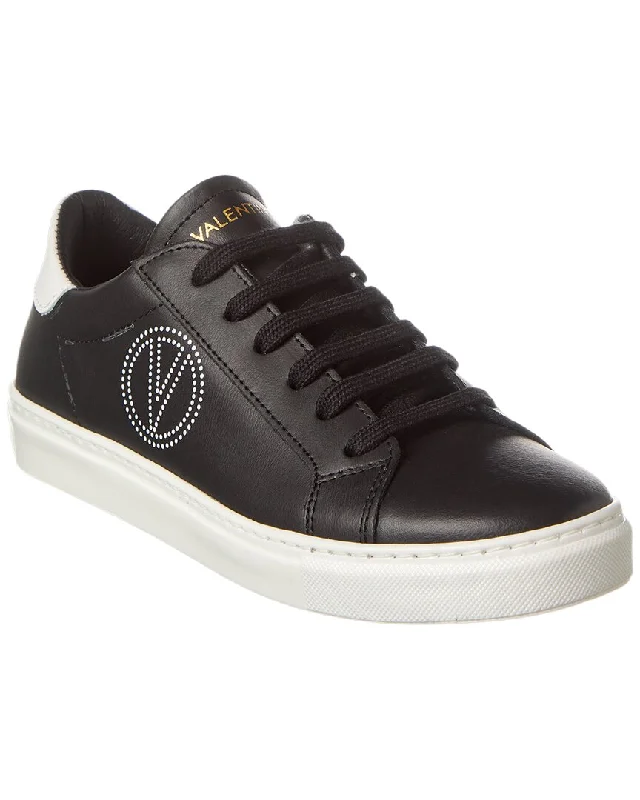 Shoes for weight loss fitness training-Valentino by Mario Valentino Petra Leather Sneaker