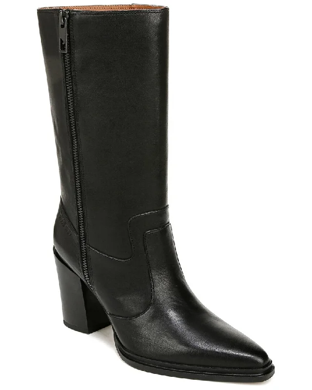 Stylish tall boots women-Franco Sarto Jaxon Leather Riding Boot