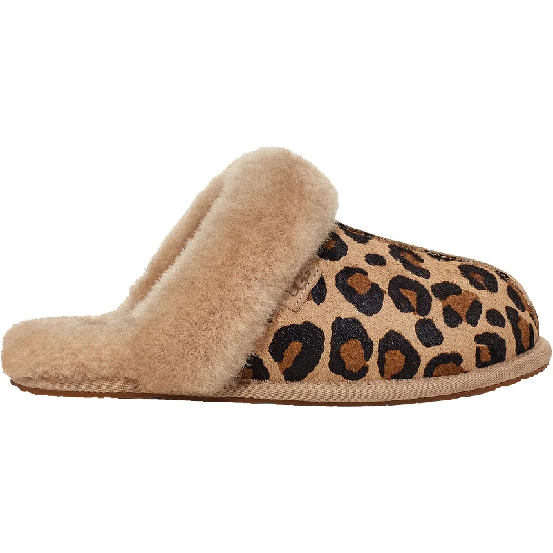 Slippers milk splashes-Women's UGG Scuffette II Spotty Natural Suede