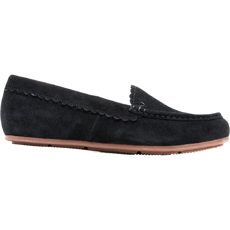 casual shoes with comfortable fit-Women's Vionic McKenzie Black Suede