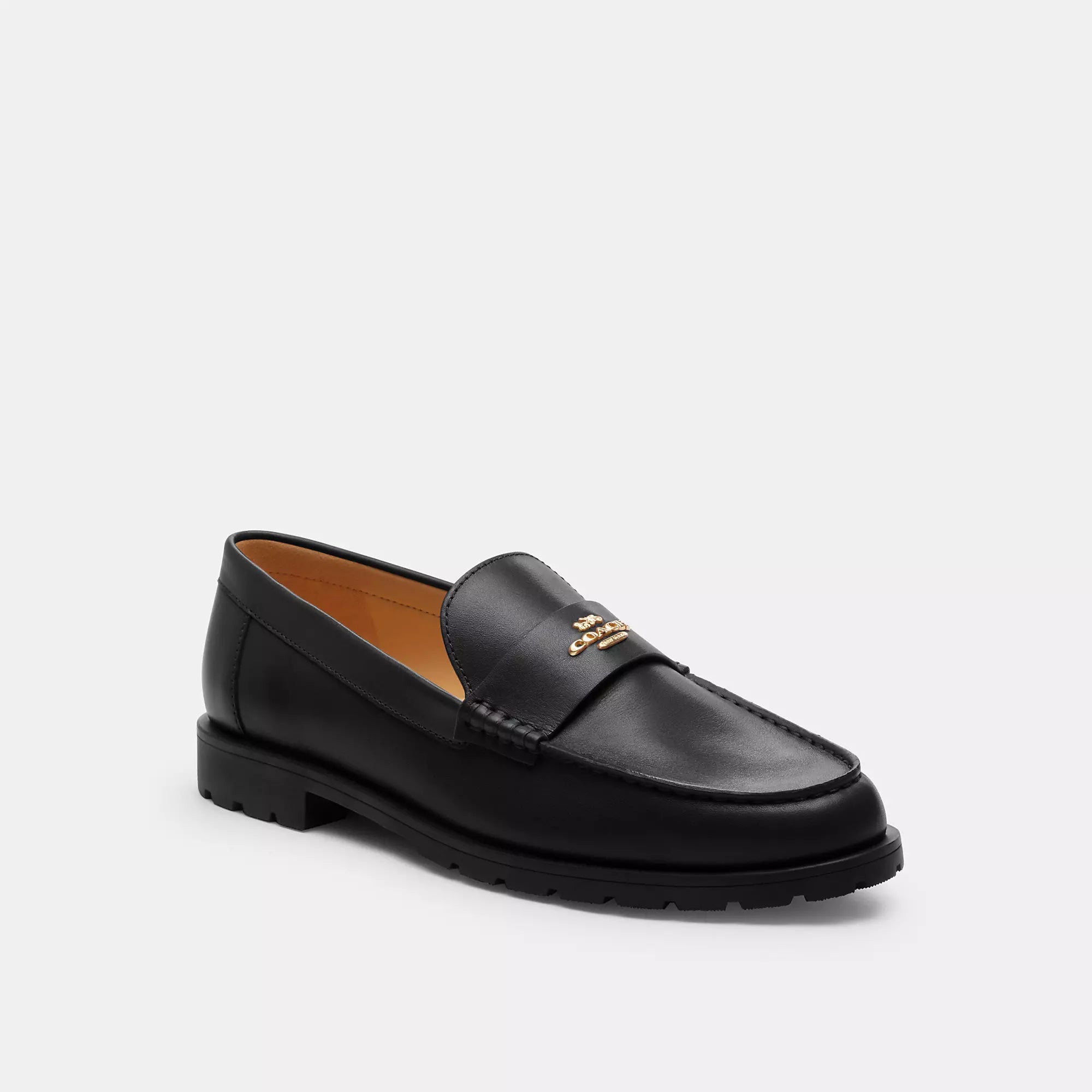 Flats shoes with colorful stitching-Coach Outlet Janie Loafer