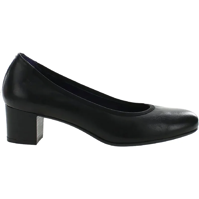 Fashion & Dress Shoes with structured silhouette-Women's Dorking Geminis D8385 Black Leather