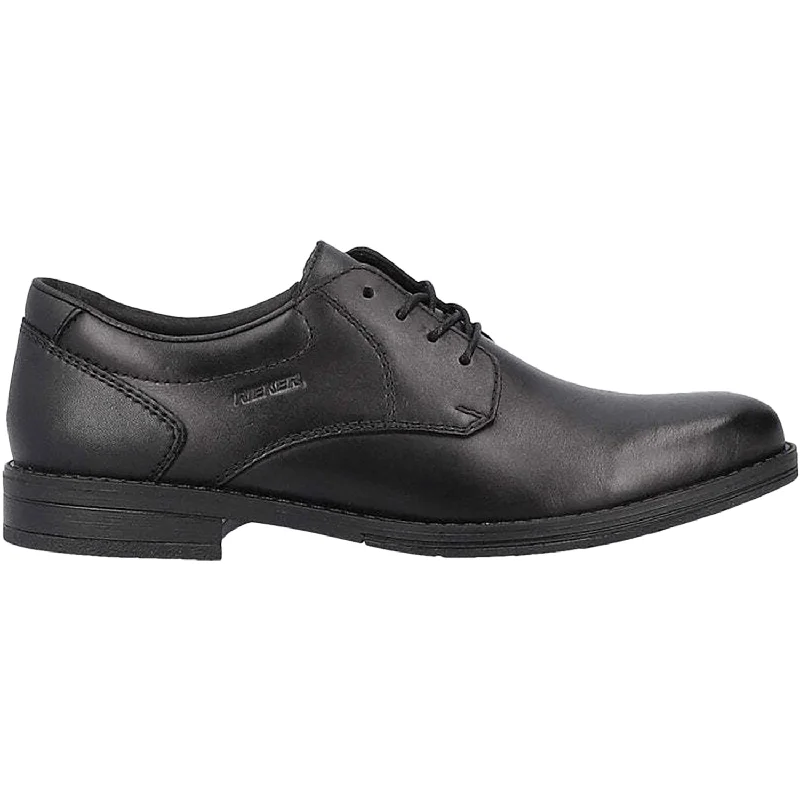 Fashion & Dress Shoes for tailored outfits-Men's Rieker 10304-00 Dominik 04 Nero/Black