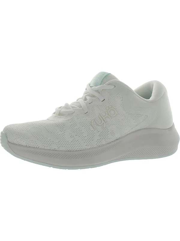 Shoes for maintaining body fitness-Frenzy Womens Lace-Up Mesh Running & Training Shoes