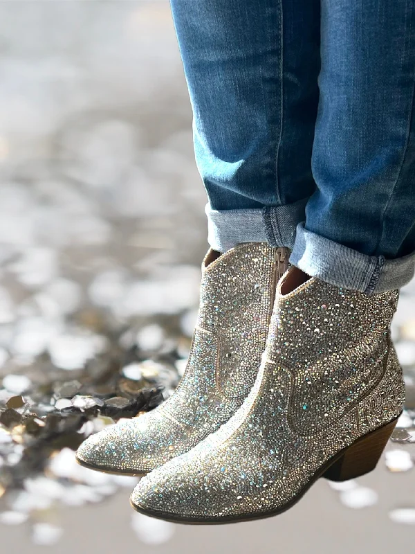 Classic leather boots women-Hey Girl Shine Bright Boot